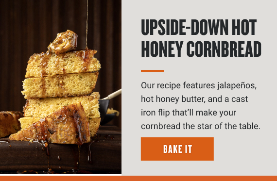 Upside-Down Hot Honey Cornbread