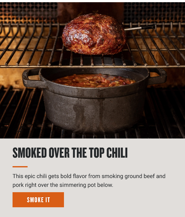 Smoked Over the Top Chili