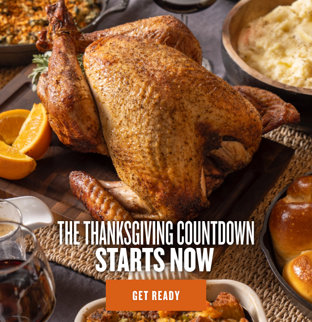 The Thanksgiving Countdown Starts Now