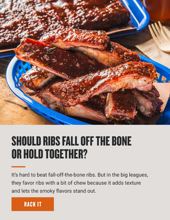 Should rIbs fall off the bone or hold together?