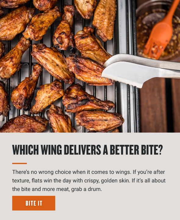 Which wing delivers a better bite?