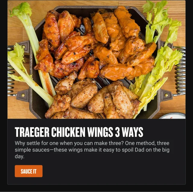 Traeger Chicken Wings 3 Ways