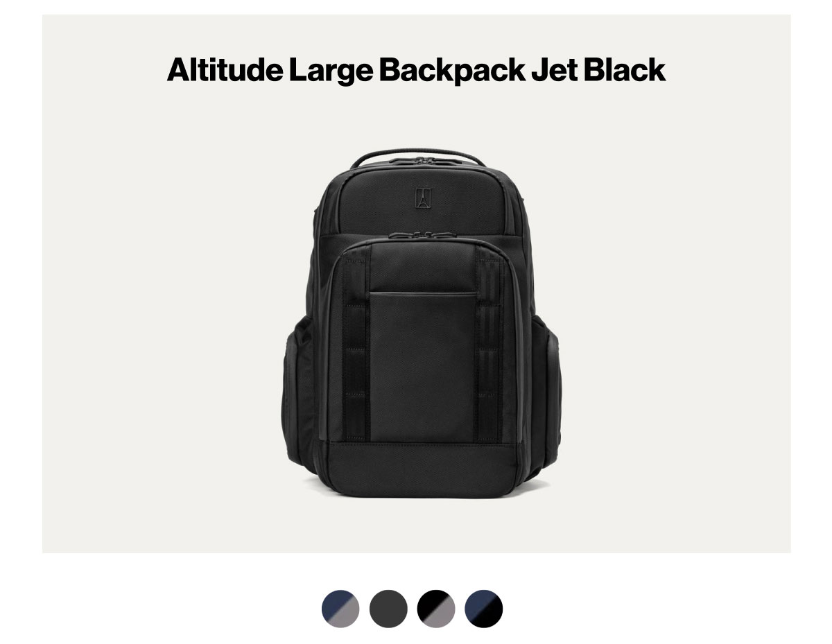 Altitude Large Backpack Jet Black