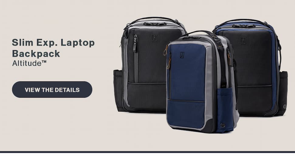 Slim Exp. Laptop Backpack – Altitude™. View the Details