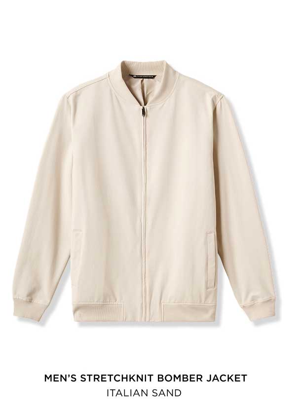 Stretchknit Bomber Jacket