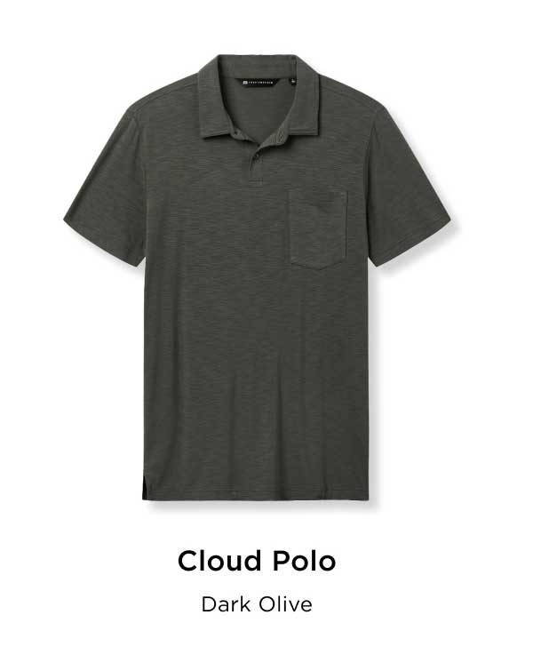 Cloud Polo - Dark Olive