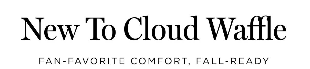 New to Cloud Waffle 