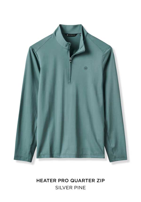 Heater Pro Quarter Zip - Silver Pine
