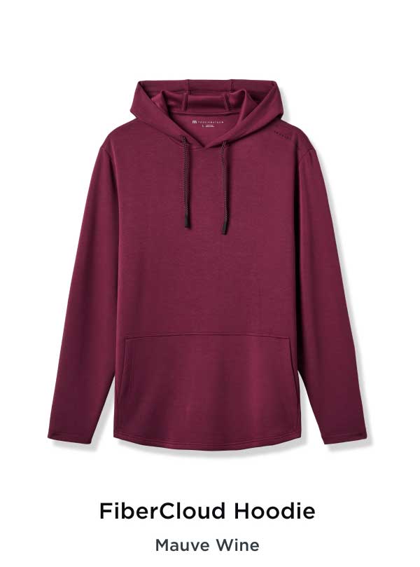 FiberCloud Hoodie - Muave Wine