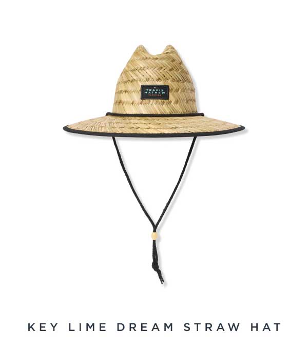 Key Lime Dream Straw Hat 