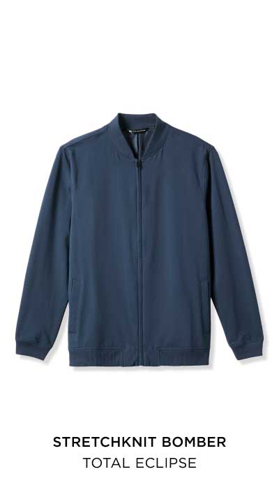 StretchKnit Bomber - Total Eclipse
