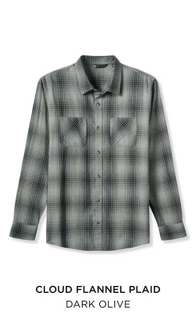 Cloud Flannel Plaid