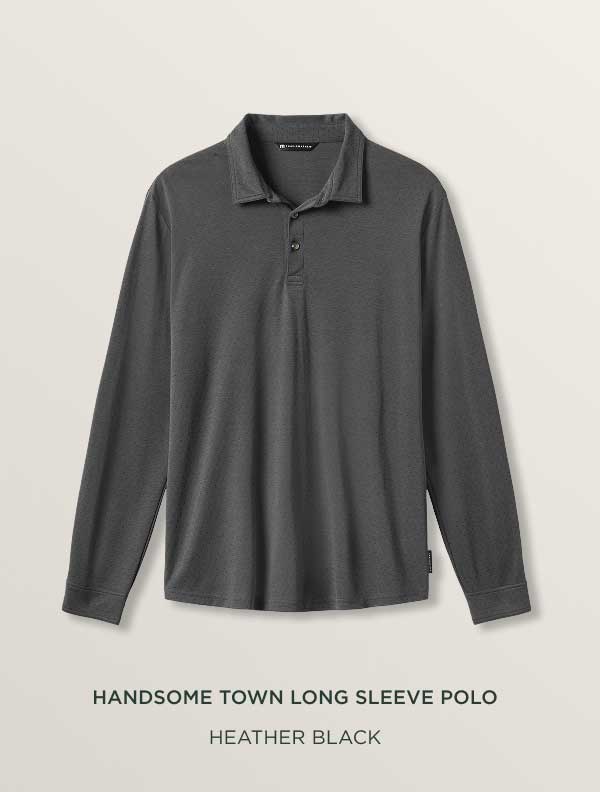 Handsome Town long Sleeve Polo