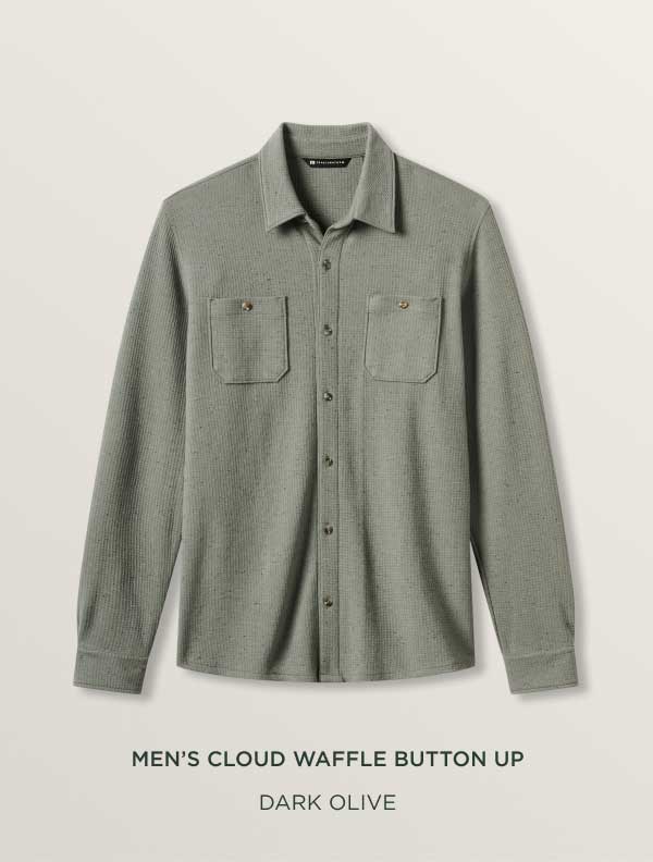 Men's Cloud Waffle Button-Up