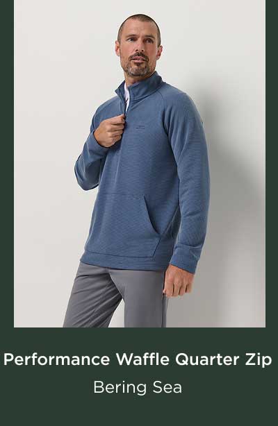 Performance Waffle Quarter Zip
