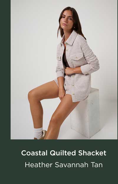 Coastal Quilted Shacket