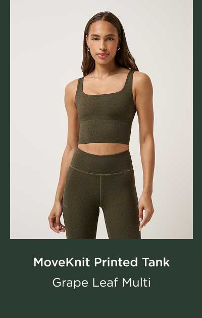 MoveKnit Printed Tank