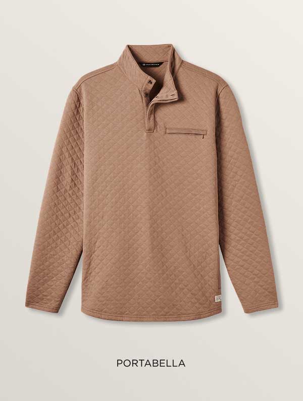 The Transatlantic Quarter Zip - Portabella