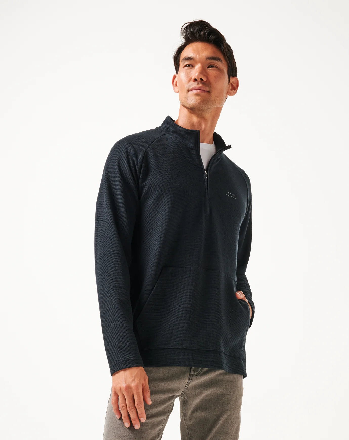 Image of Performance Waffle Quarter Zip