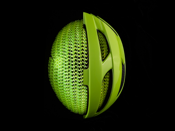WaveCel helmet showcasing interior material of helmet