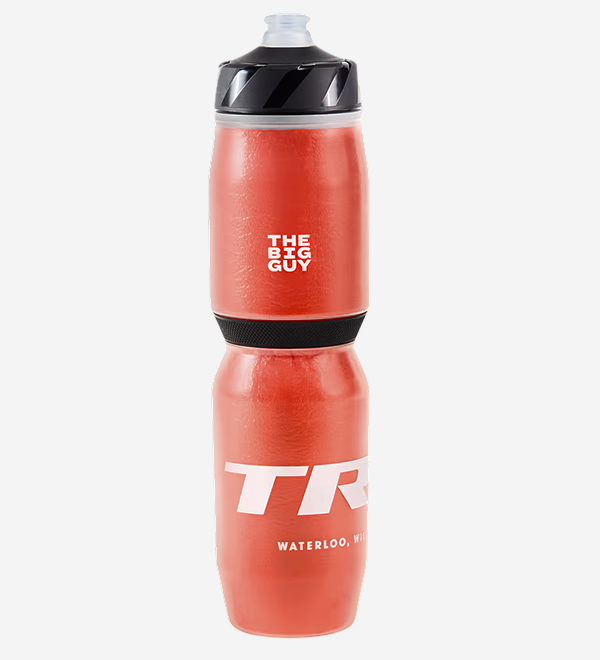 Studio shot of Voda Big Guy water bottle