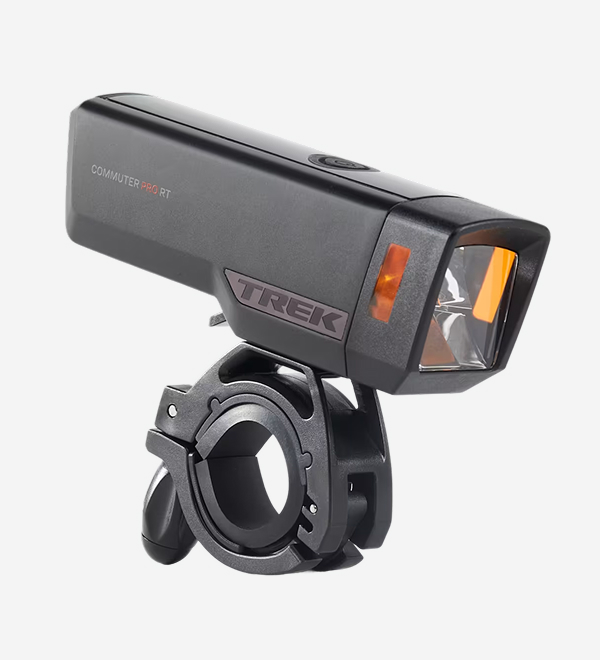 Studio shot of Trek Commuter Pro RT Front Bike Light