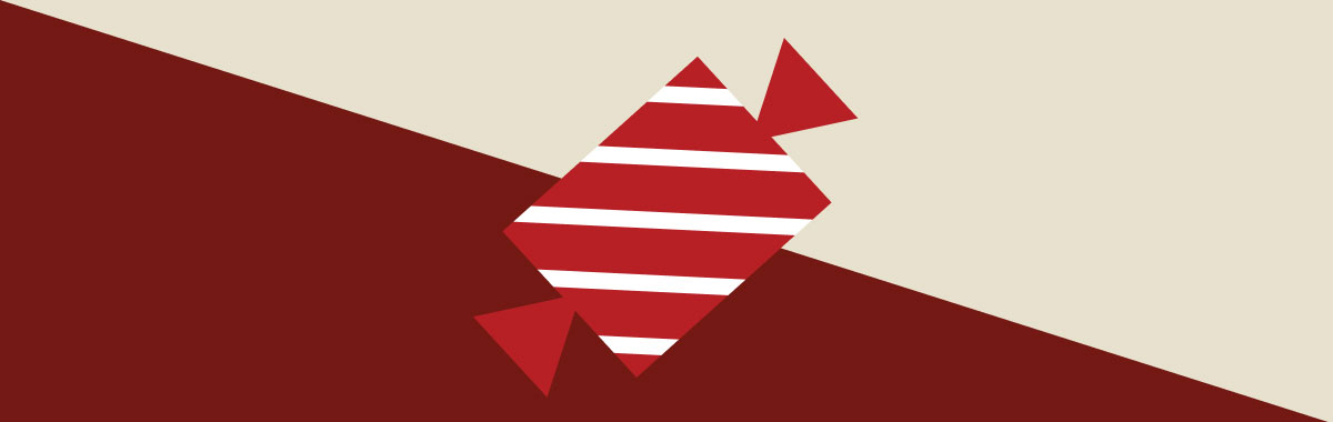 Illustration of a wrapped gift box