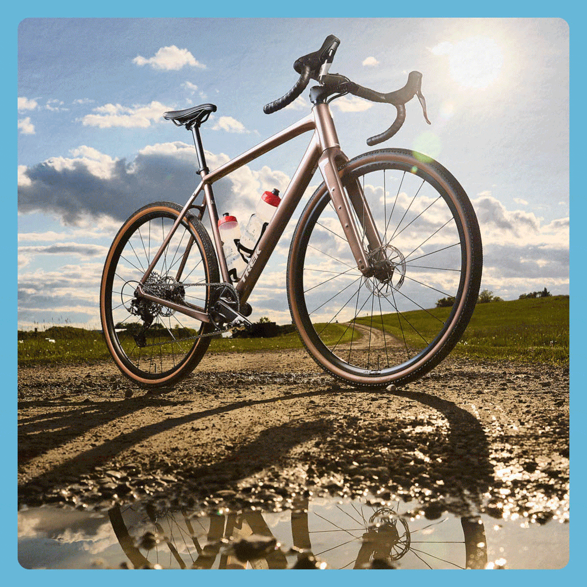 Slideshow of cyclists riding all categories of new bikes and using new aftermarket products
