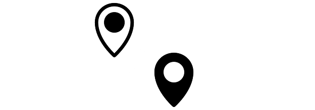 Map start and destination icon