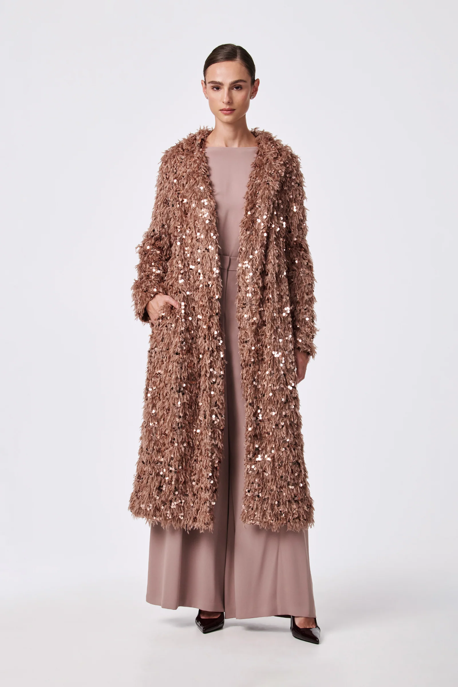 Image of Anna Faux Fur Coat