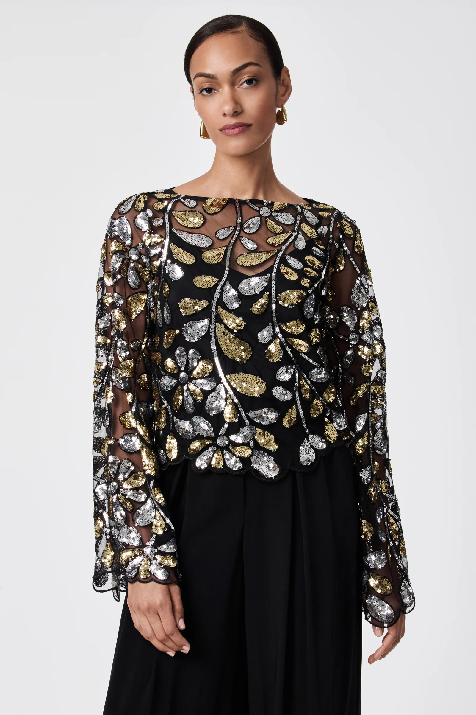 Image of Femmes Sequin Top