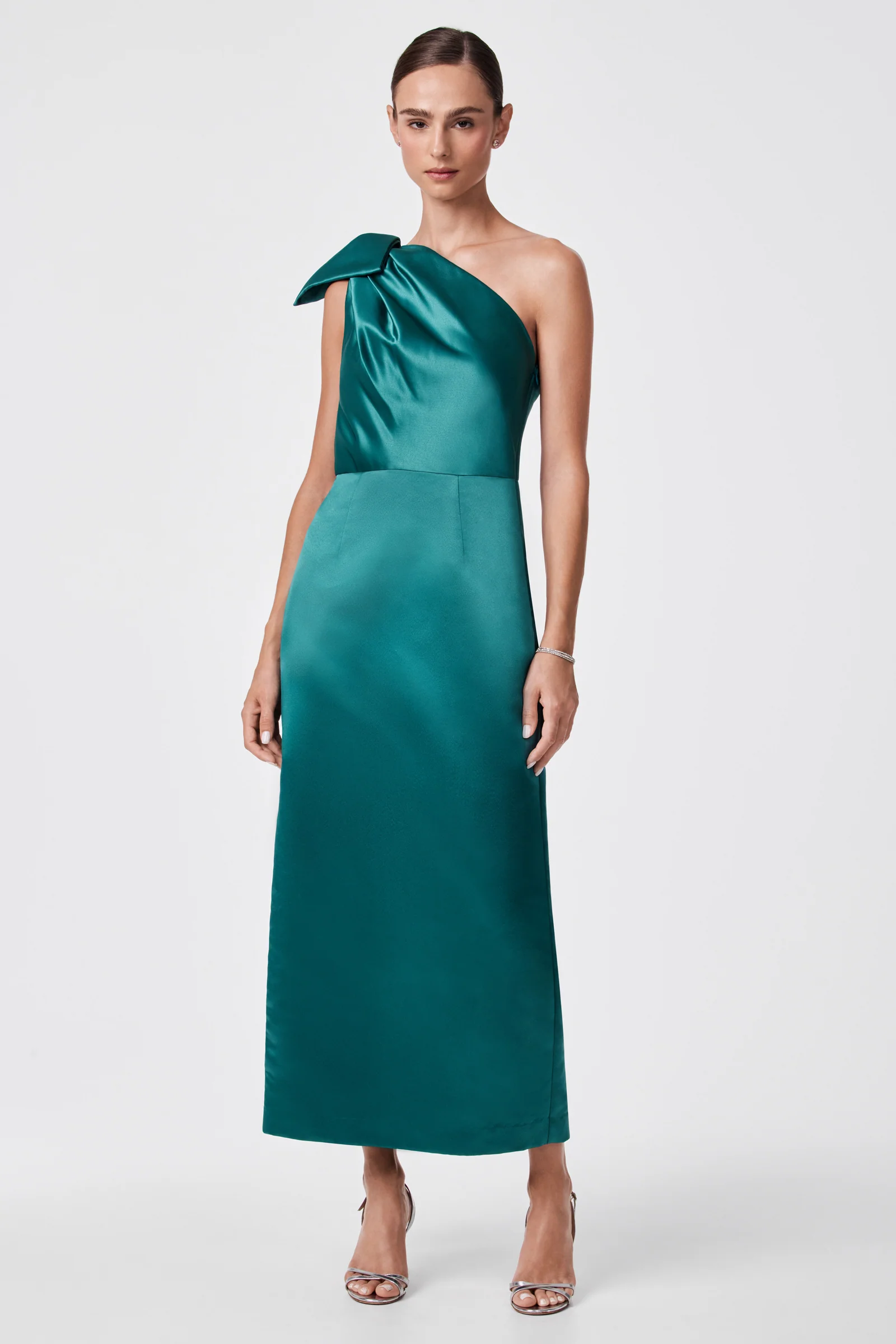 Image of Romance One-Shoulder Dress