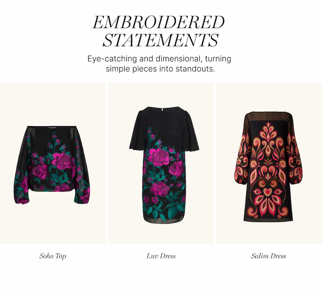Embroidered Statements