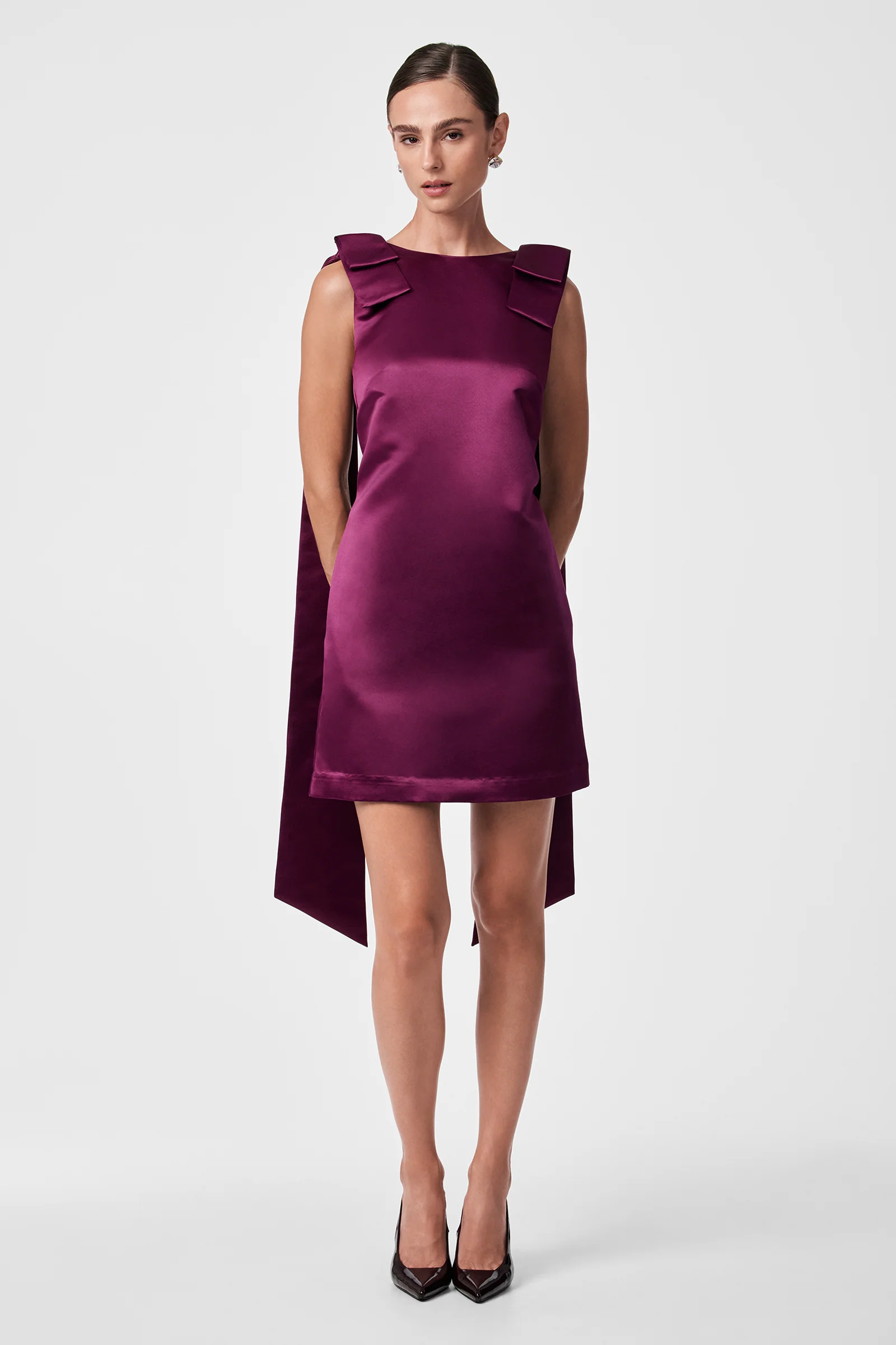 Image of Priscilla Bow Mini Dress