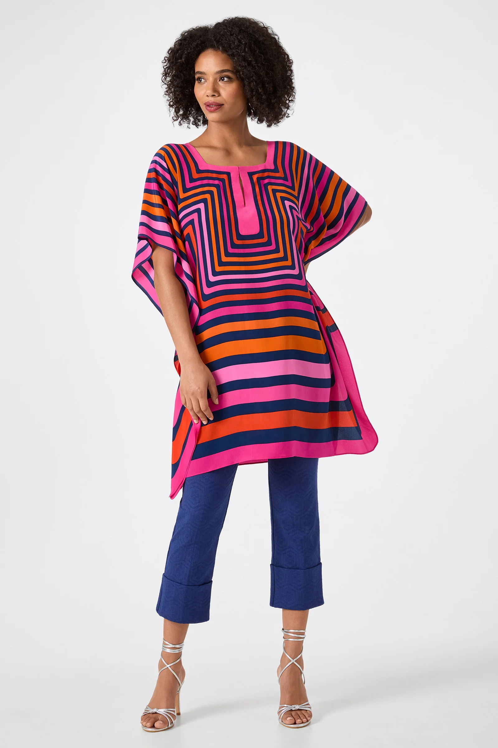 Image of Theodora Caftan Dress - Gaki Geo