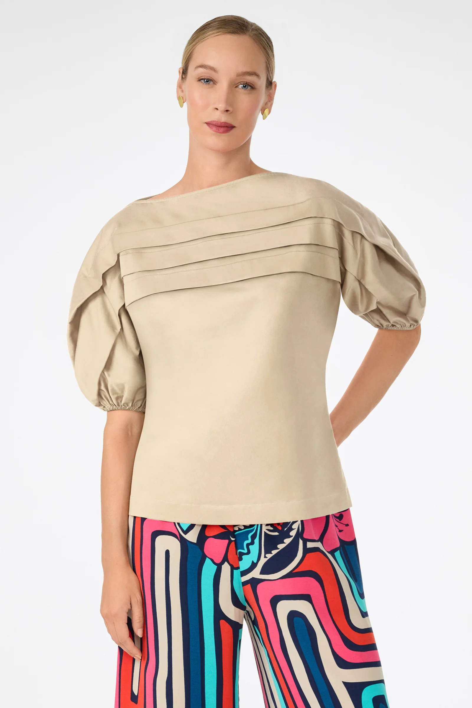 Image of Grady Puff-Sleeve Top