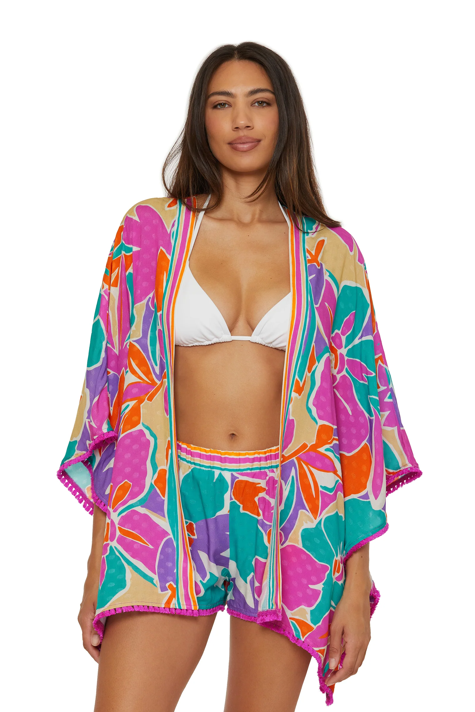 Image of Kimono Swim Cover-Up - Amalfi