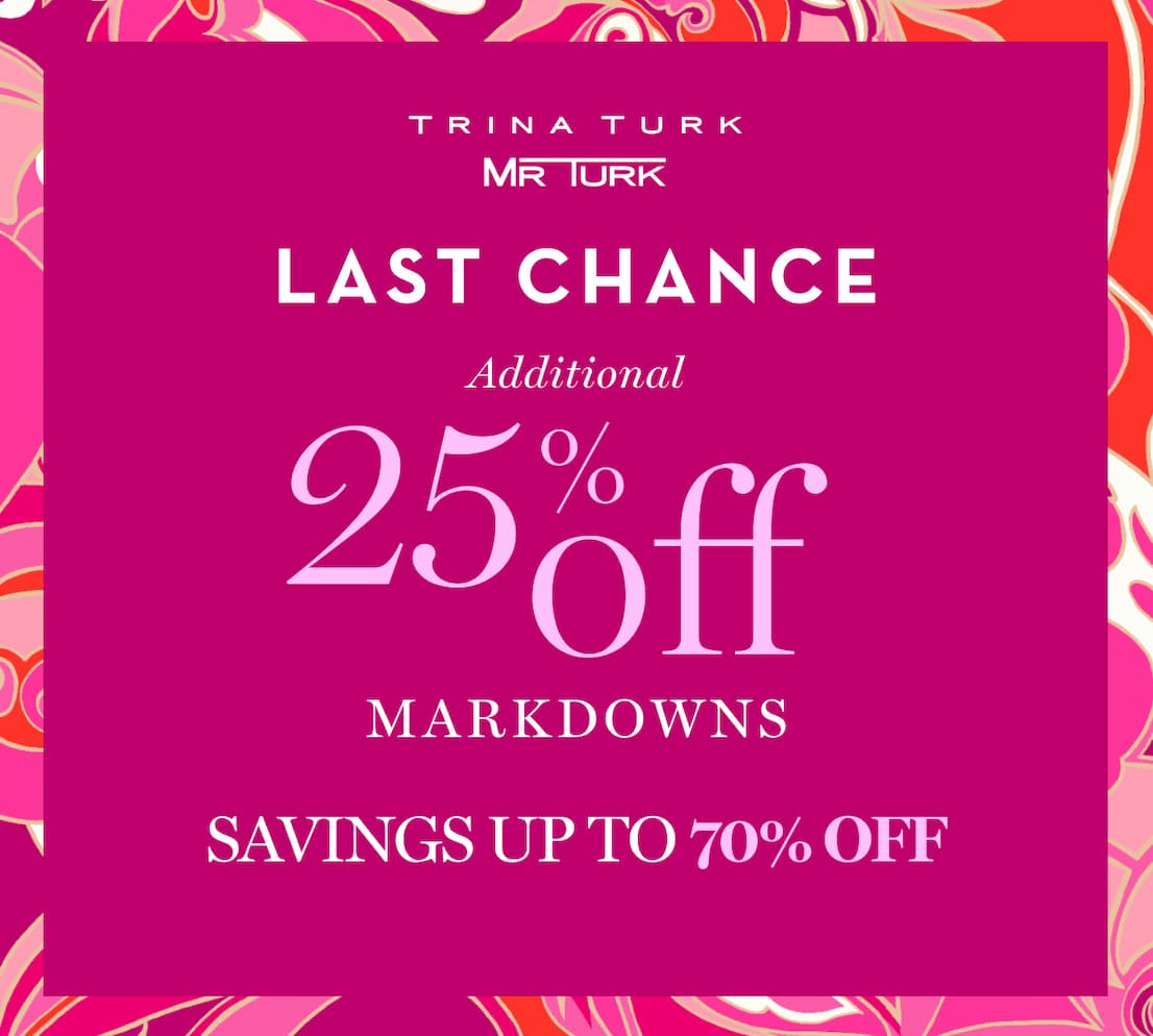 Ends Tonight: Extra 25% Off