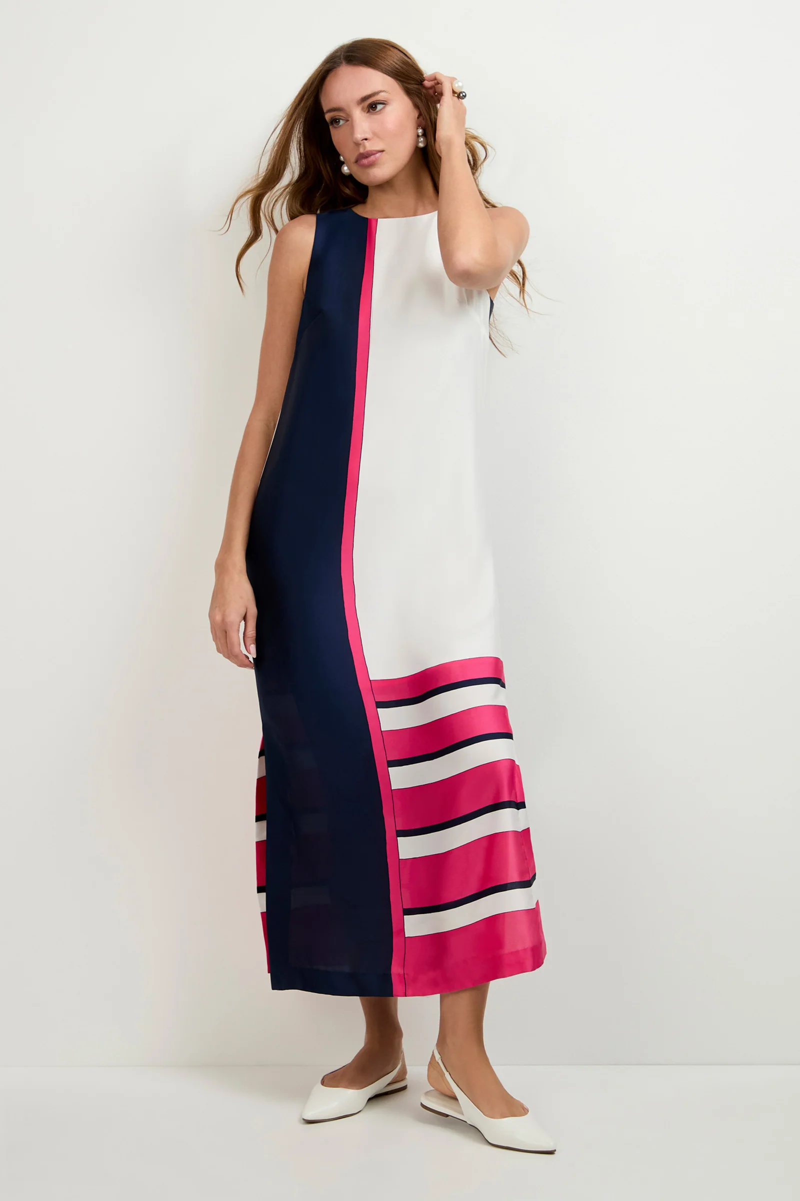 Image of Moderna Linee Midi Dress