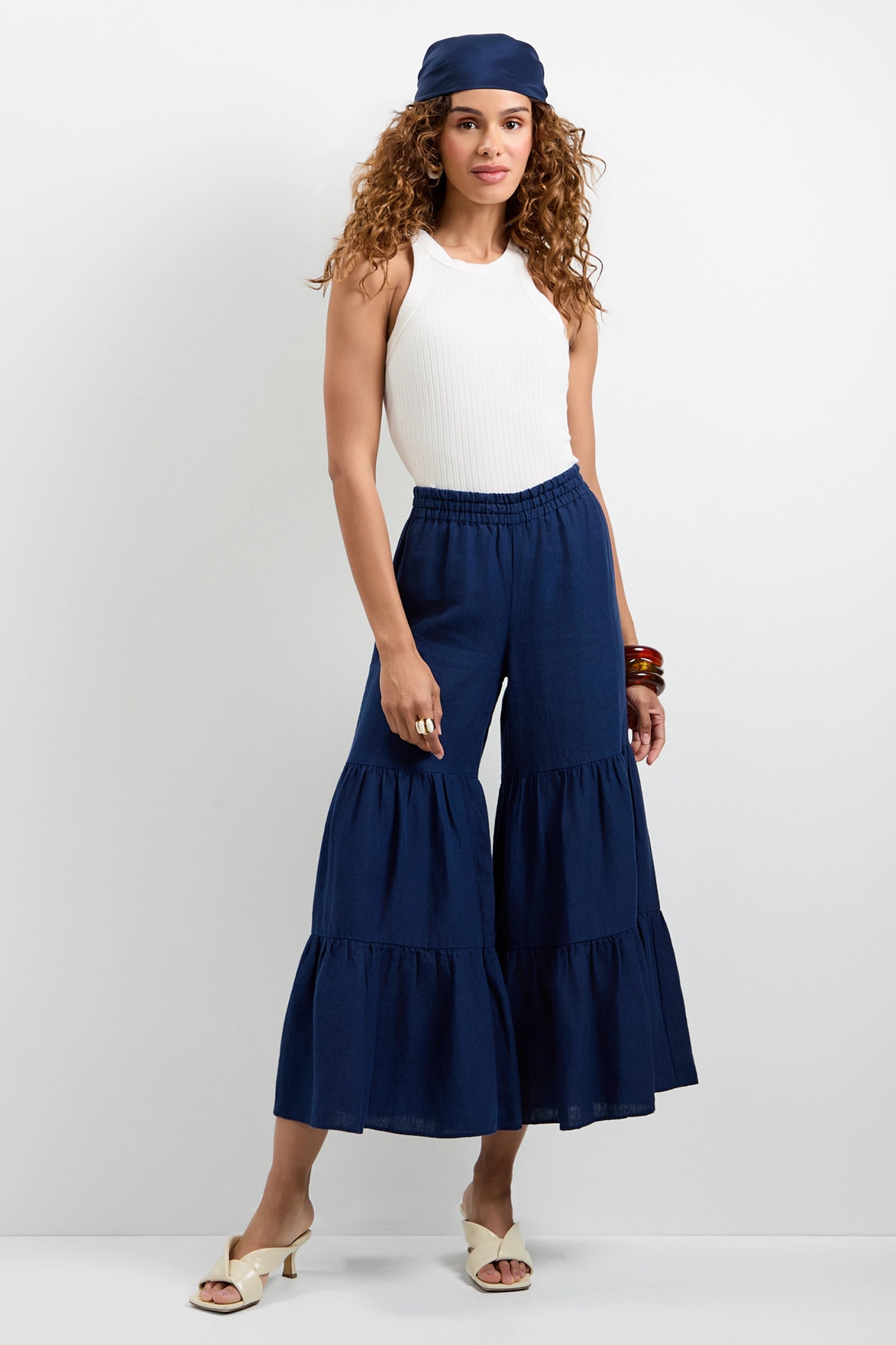 Chill Out Tiered Wide-Leg Pants