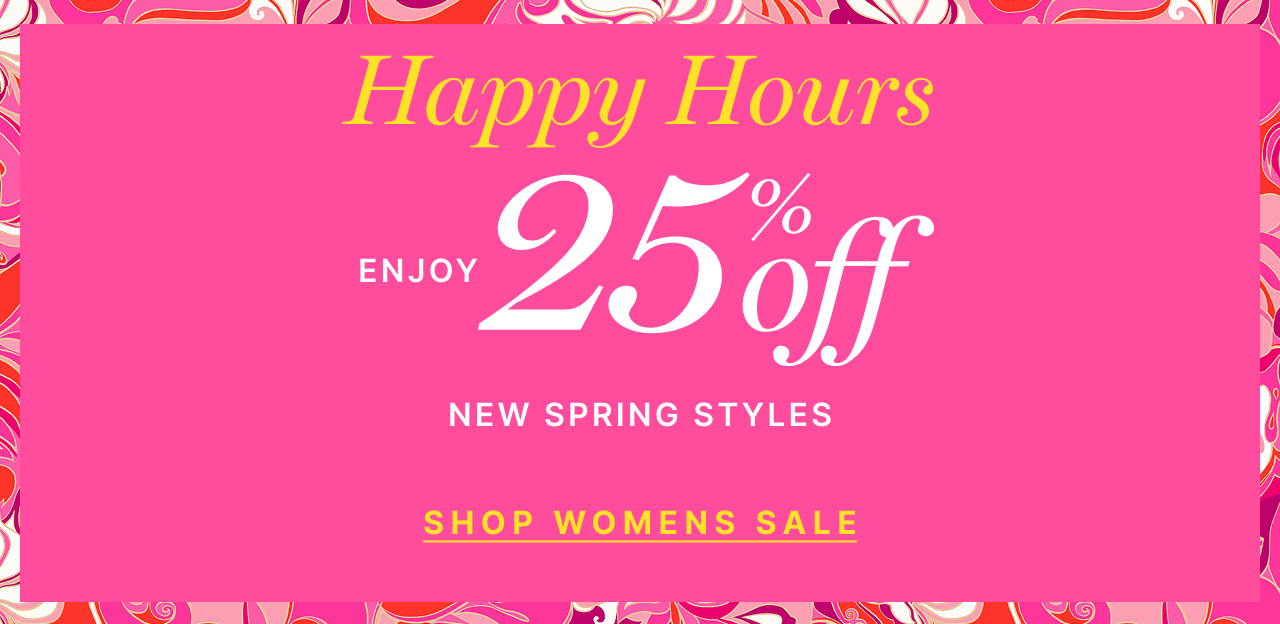 Happy Hours Sale