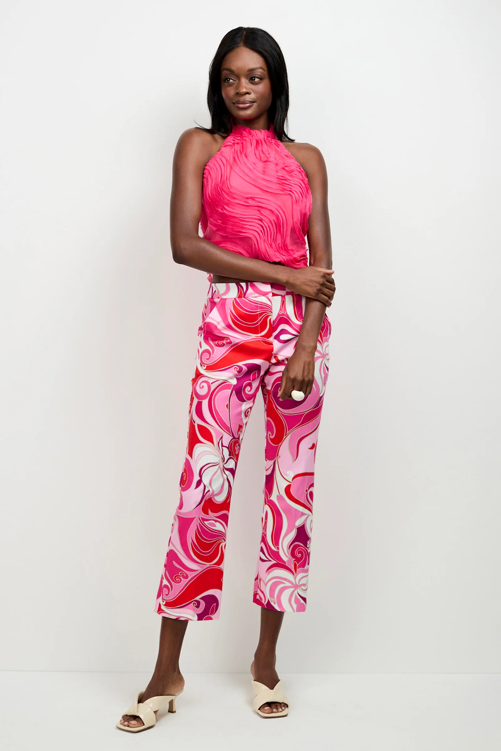 Image of Lulu Cropped Pants - Darsena