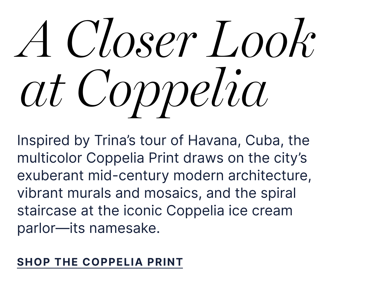 Shop Coppelia