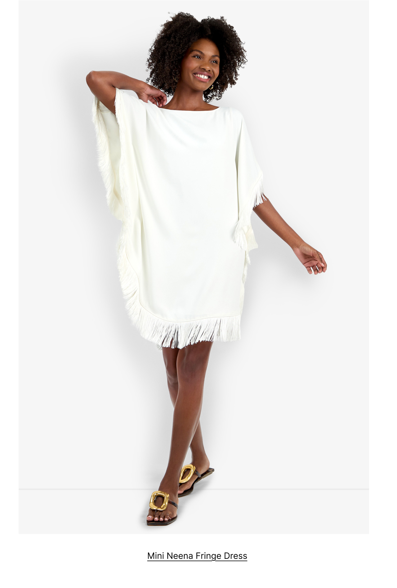 MINI NEENA FRINGE DRESS