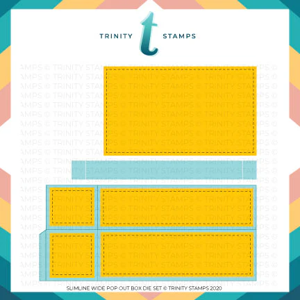 Wide Box Card Slimline Die Set