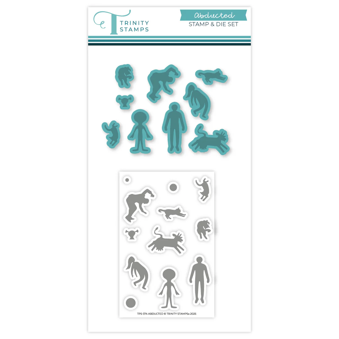 Abducted 2x3 Stamp & Coordinating Die Set