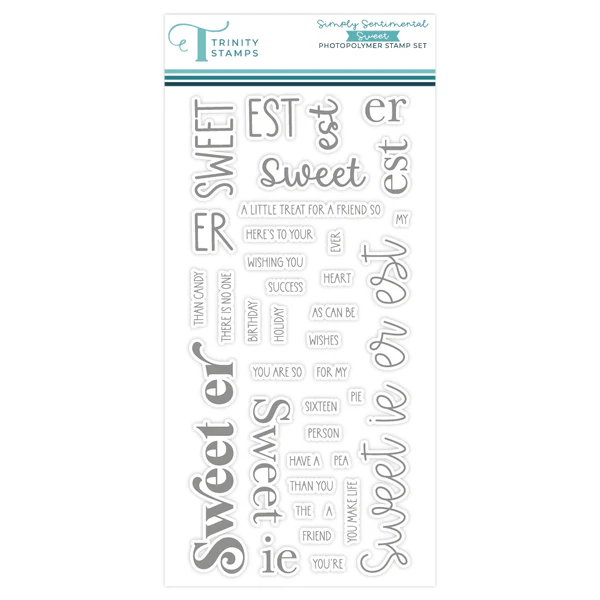 Simply Sentimental - Sweet 4x8 Stamp Set