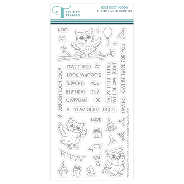 Hoot Hoot Hooray 4x8 Stamp Set