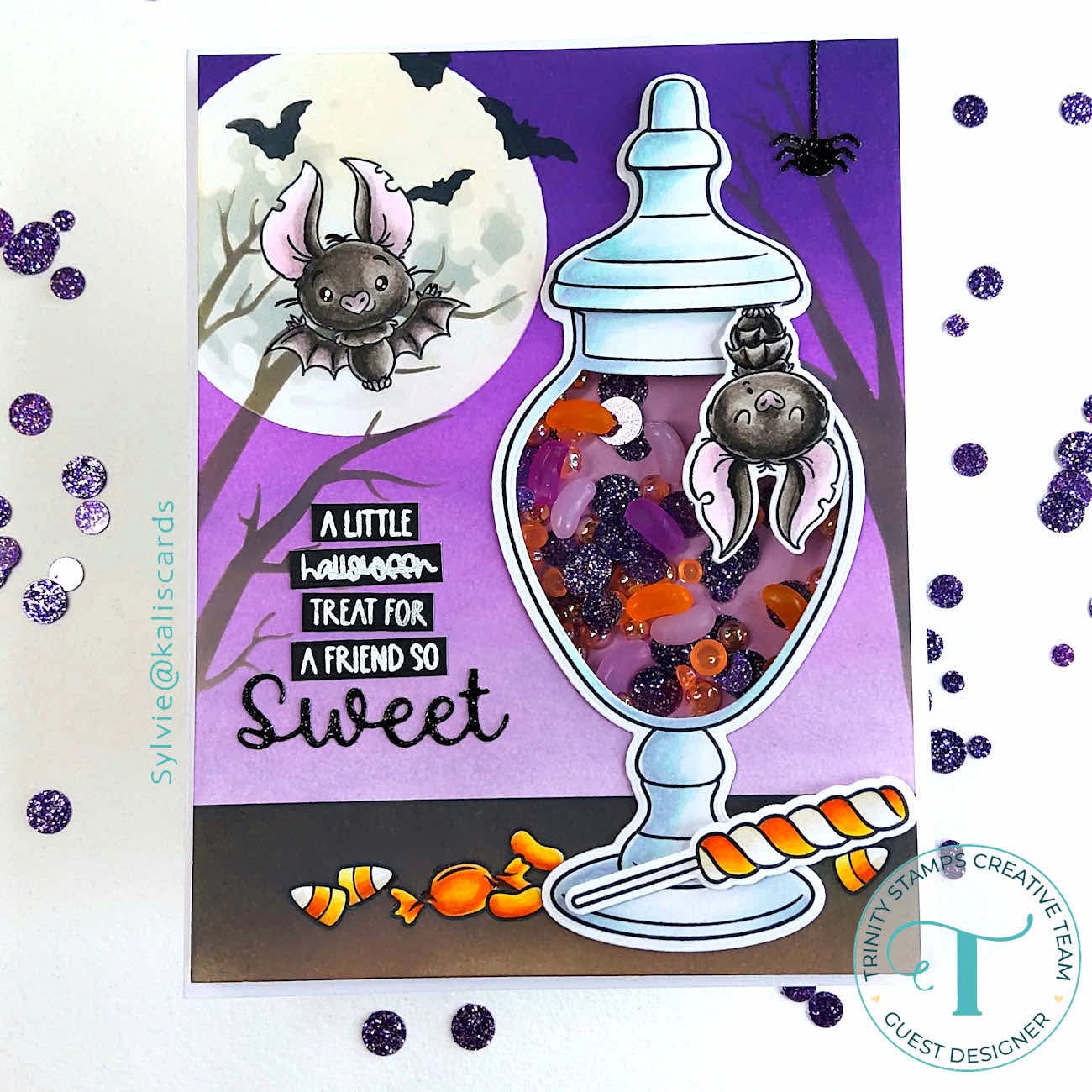 Sylvie @kaliscards shows off the new Candy Jar & Sweet stamp & die sets.