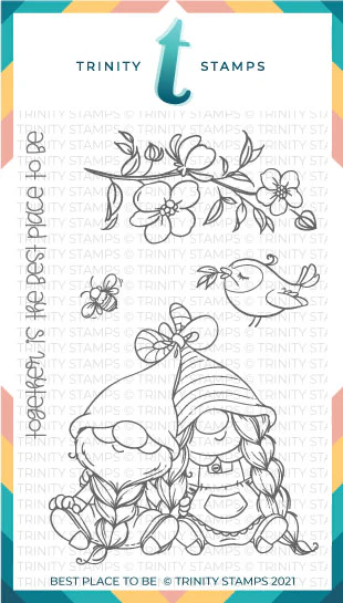 Best Place To Be 4x6 Stamp Set